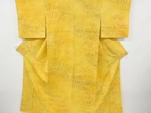 リサイクル　流水模様小紋着物